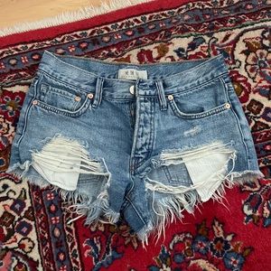 Free people jean shorts SIZE 23